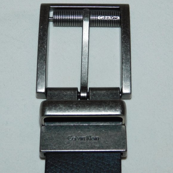 Calvin Klein Jeans Genuine Leather Belt Size 38 - Picture 3 of 6